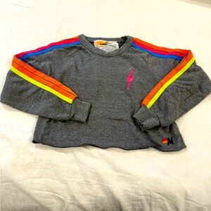 Aviator Nation cropped sweatshirt